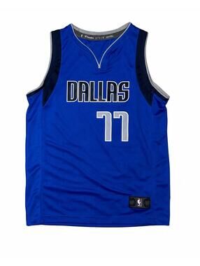Dallas Mavericks Luka Doncic #77 Fanatics Jersey Blue Youth M